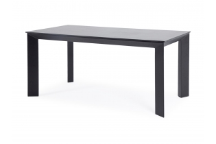 MR1001028 обеденный стол из HPL 240х100см, цвет «серый гранит«, каркас черный